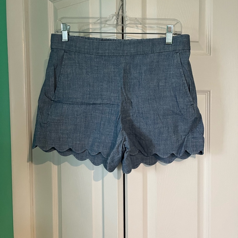 J.Crew Factory Scalloped 5” Shorts